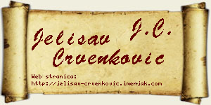 Jelisav Crvenković vizit kartica